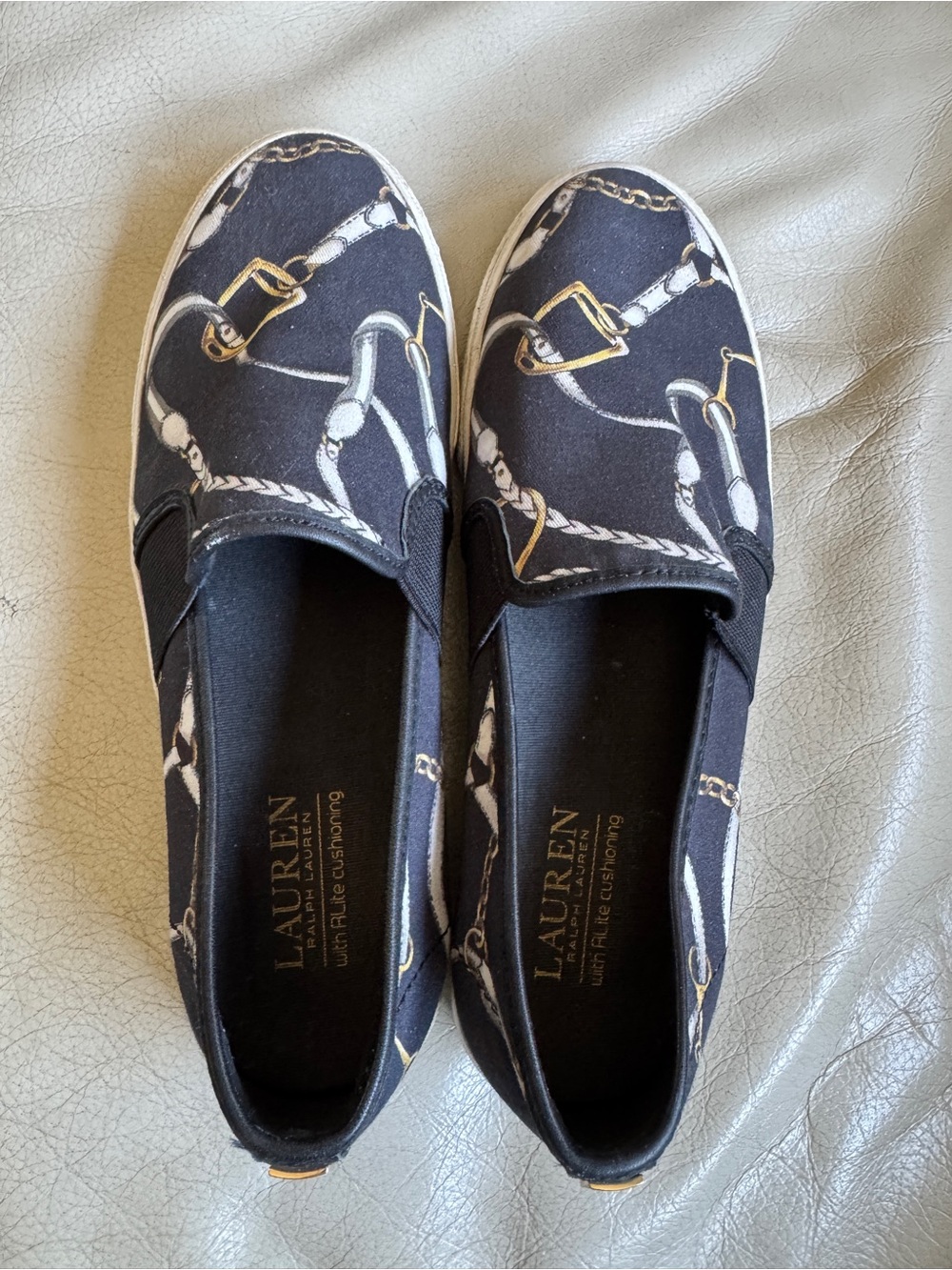 Lauren Ralph Lauren Jinny Sneakers. Size 8B